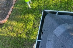 Gutter Cleaning Before